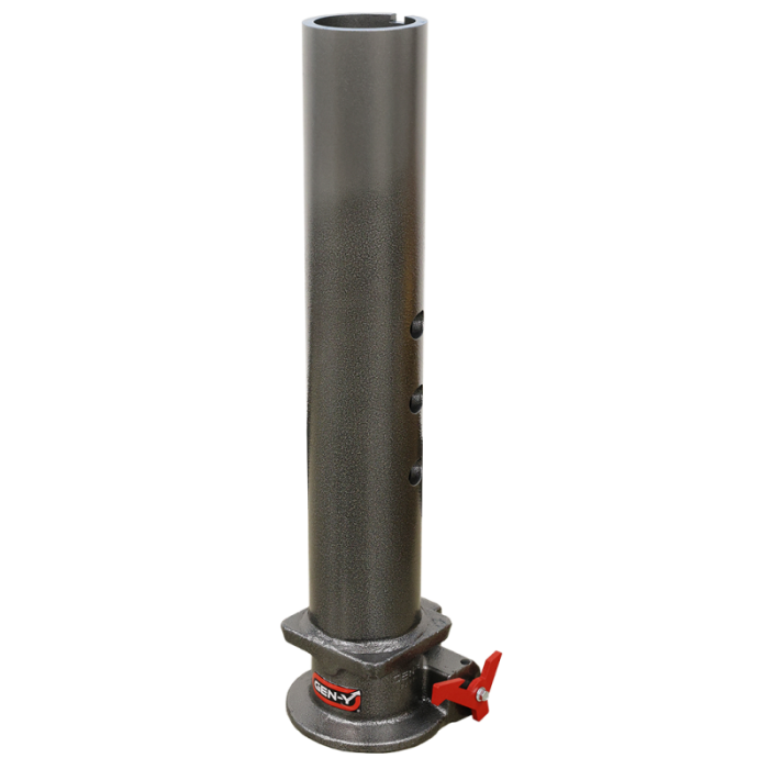 Gen-Y Hitch - Gen-Y Viking 4in Round Tube Gooseneck Static Hitch w/SnapLatch 2-5/16in Coupler 8.5K TW 30K - GH-7102