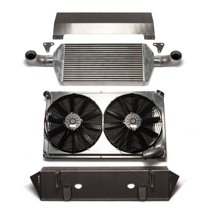 Wehrli Custom Fabrication - WCFab Intercooler & Radiator Kit for Duramax Swap - 1981-1987 GM C/K Square Body Truck - WCF100201