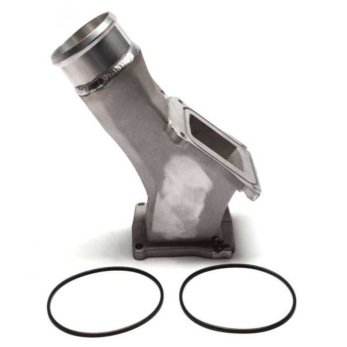 Wehrli Custom Fabrication - WCFab LBZ/LMM Duramax High Flow 3" Y-Bridge (Bridge Only) for Fixed Vane / Non-VGT Turbo - WCF100273