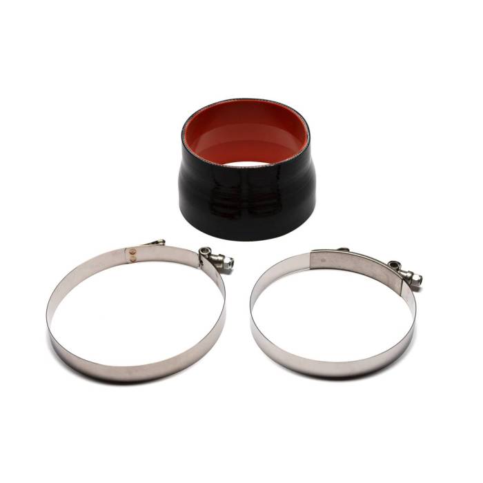 Wehrli Custom Fabrication - WCFab 5.5" x 5" ID Straight Reducer 3" Long Silicone Boot and Clamp Kit - WCF207-116