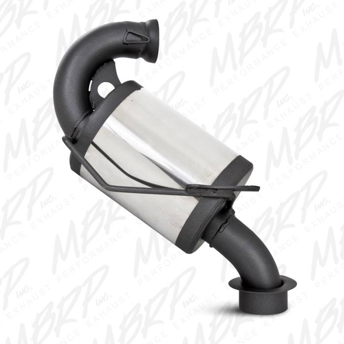 MBRP - MBRP 99-01 Ski-Doo ZX Chassis/MXZ/Formula Z/Summit/Formula Deluxe/600 Trail Series Slip-On Exhaust - 1095306