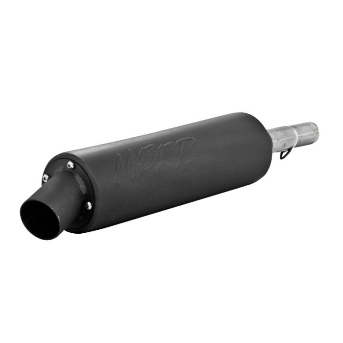 MBRP - MBRP 1985-90 Yamaha YFM 200/225 Moto-4 Direct Replacement Slip-On Exhaust w/Utility Muffler - AT-7401