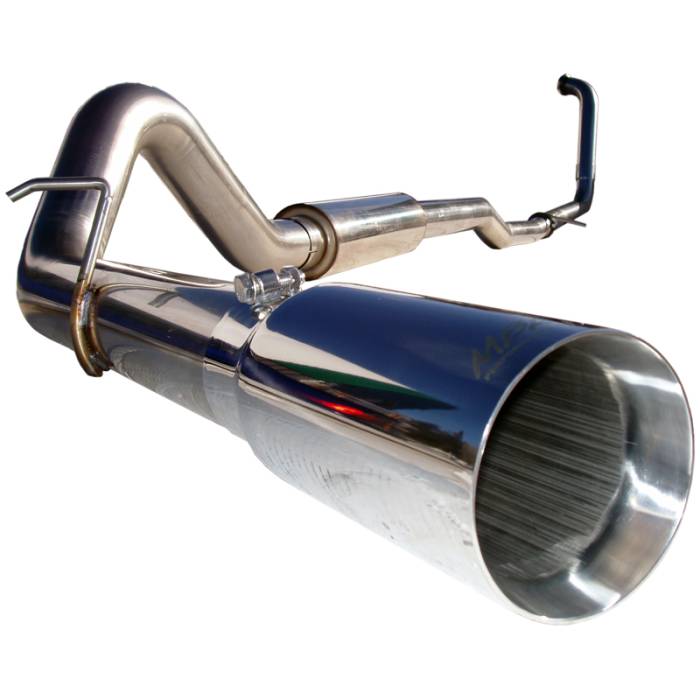 MBRP - MBRP Exhaust 4" Turbo Back, Single Side (Stock Cat) Exit, T304 S6206304