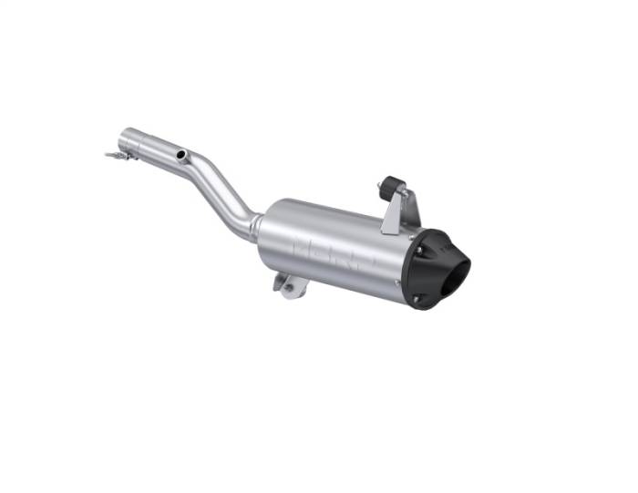 MBRP - MBRP 18-24 Can-Am Outlander/Max 650/850/1000R 5in Single Slip-on Exhaust System w/ Perf. Muffler - AT-9221PT