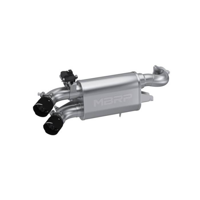 MBRP - MBRP 20-22 Polaris RZR Pro XP 2.5in Slip-On Active Exhaust Dual Out - AT-9524AS