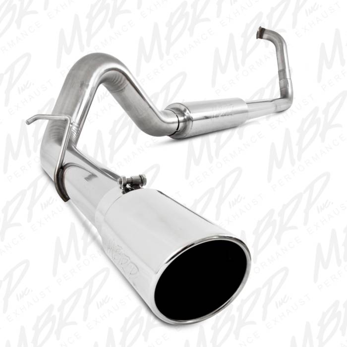 MBRP - MBRP Exhaust 4" Turbo Back, Single Side Exit, Off-Road, T409 S6212409