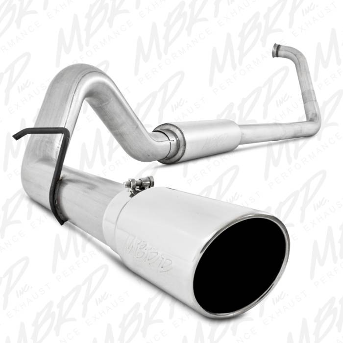 MBRP - MBRP Exhaust 4" Turbo Back, Single Side Exit, Off-Road, AL S6212AL