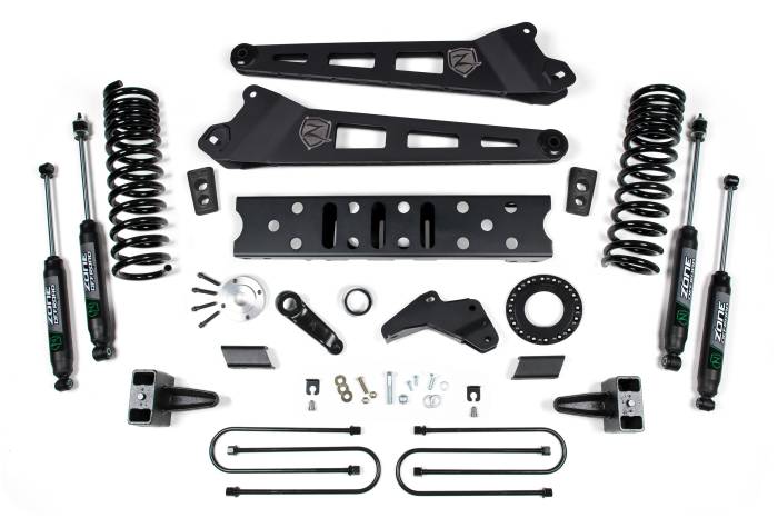 Zone Offroad - Zone Offroad Zone 5.5" Radius Arm Lift Kit - Gas - ZOND122N