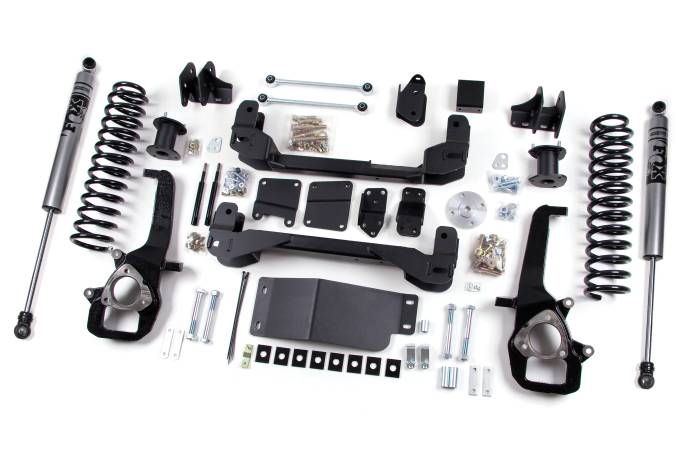 Zone Offroad - Zone Offroad Zone 6" Strut Spacer Lift with Tail-High Rear End - ZOND2F