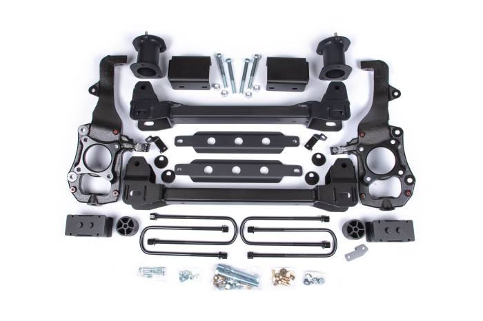 Zone Offroad - Zone Offroad Zone 6" Suspension Lift Kit, 3.25" Rear Lift, Block; Spacer Front, No Shocks - ZONF122