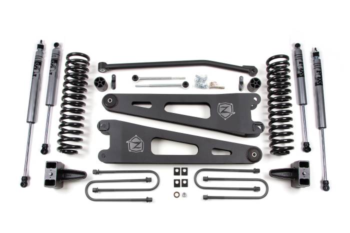 Zone Offroad - Zone Offroad Zone 4 Inch Radius Arm Lift Kit | FOX Adventure Shocks - ZONF21F