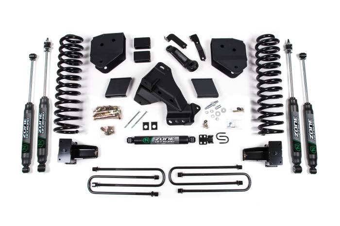 Zone Offroad - Zone Offroad Zone 6" Suspension Lift System - Gas - ZONF68N
