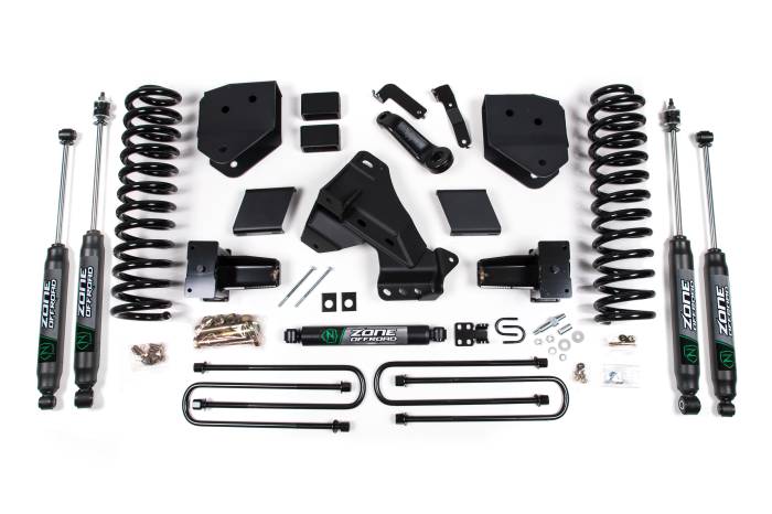 Zone Offroad - Zone Offroad Zone 4" Suspension Lift System - Gas - ZONF72N