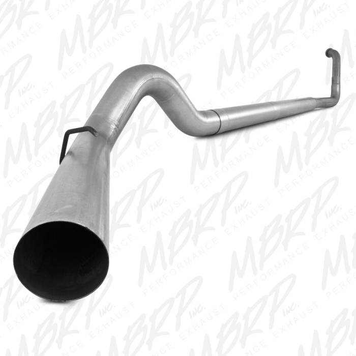 MBRP - MBRP Exhaust 5" Turbo Back, Off Road, Single, No Muffler, AL S6222PLM