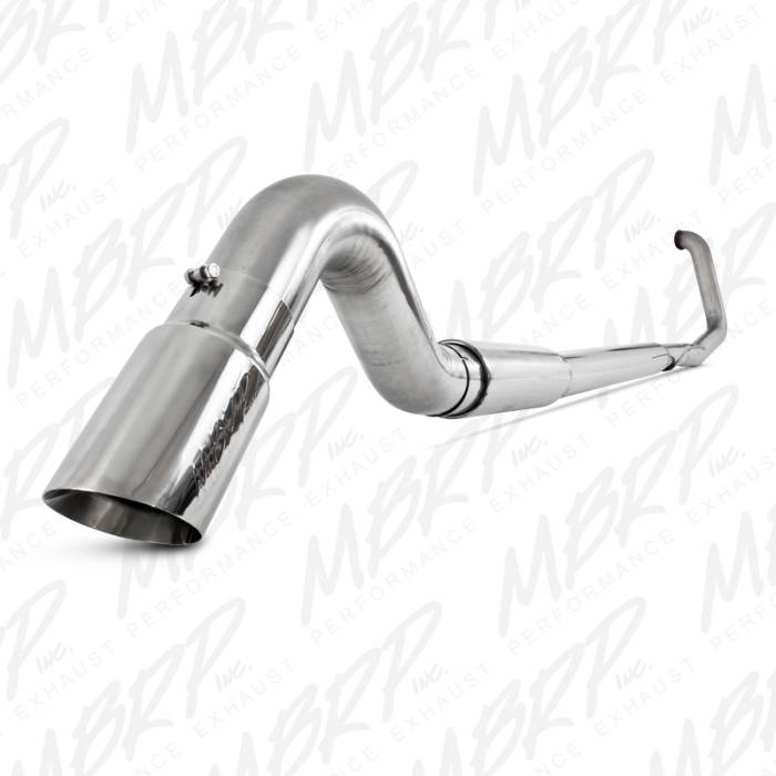 MBRP - MBRP Exhaust 5" Turbo Back, Off Road, Single Turn Down, T409 S6222TD