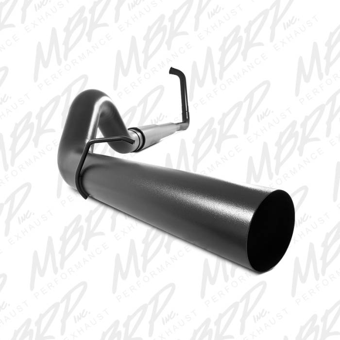 MBRP - MBRP Exhaust 5" Turbo Back, Single Side Exit, Black Coated S6224BLK