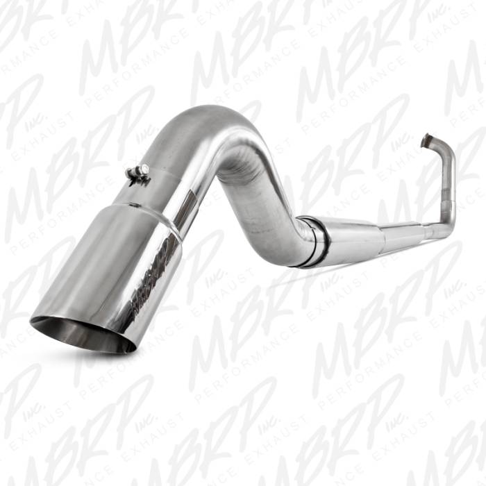 MBRP - MBRP Exhaust 5" Turbo Back, EC/CC, Single Turn Down, T409 S6224TD