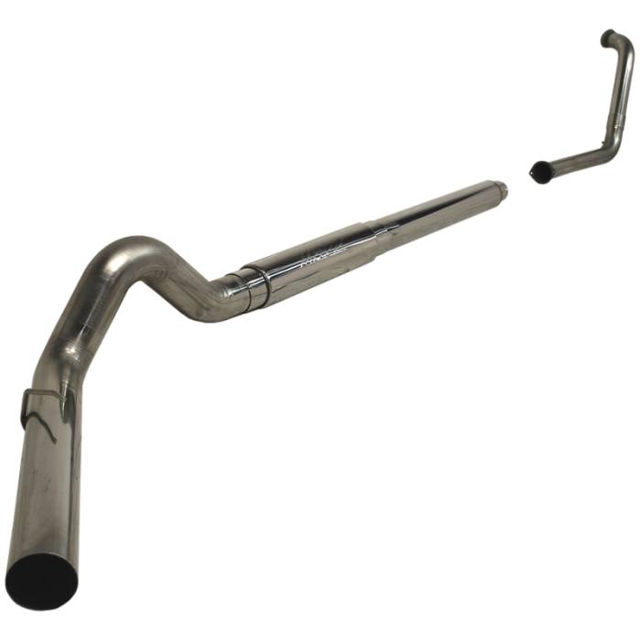 MBRP - MBRP Exhaust 5" Turbo Back (Stock Cat), Single Side Exit, T409 S6234409