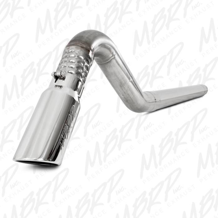 MBRP - MBRP Exhaust 4" Filter Back, Single Turn Down, T409 S6242TD