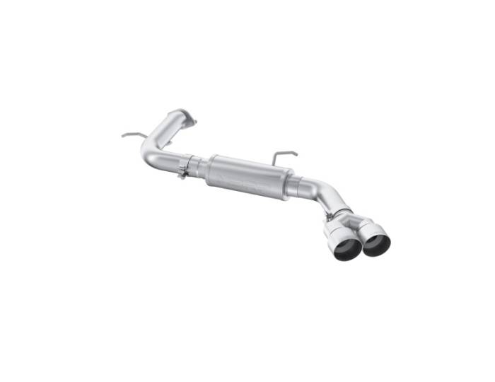 MBRP - MBRP 21-24 Hyundai Elantra Aluminized Steel 3in Axle-Back Single Rear Exit with Dual Outlet Tip - S4712AL