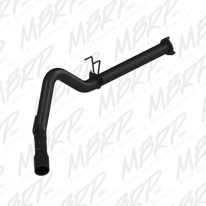 MBRP - MBRP Exhaust 4" Filter Back, Single Side Exit, Black Coated S6248BLK