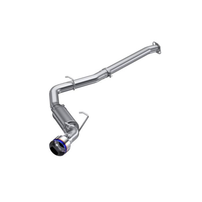 MBRP - MBRP 12-22 Subaru BRZ 17-22 Toyota GR86 Stainless Steel 3in Cat-Back-Single Rear Exit w Burnt Tip - S48063BE
