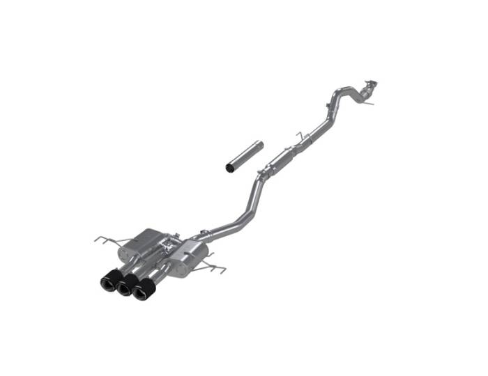 MBRP - MBRP 2024+ Acura Integra Type-S Armor Pro 3in Active Profile Catback Exhaust  - Carbon Fiber Tips - S49043CF