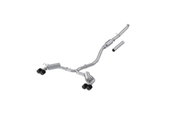 MBRP - MBRP 22-24 Honda Civic/Sport Touring 1.5L T304 SS Cat-Back Exhaust 2.5in Dual Split Rear w/ CF Tips - S49063CF