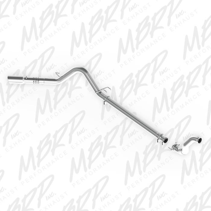 MBRP Exhaust - MBRP Exhaust 4" Filter Back, Single Side Exit, AL + Down Pipe S6282AL