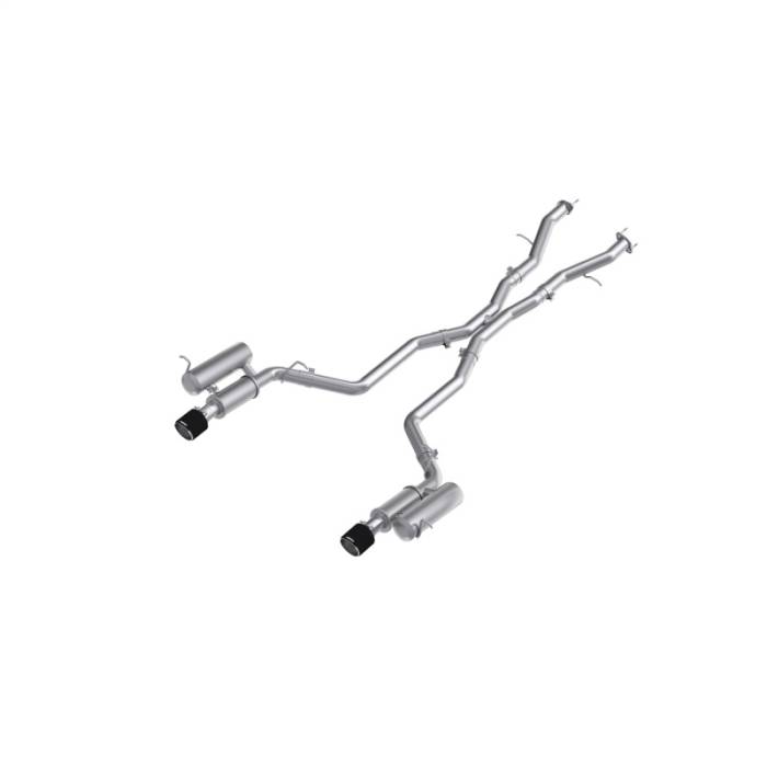 MBRP - MBRP 2011+ Dodge Durango T304SS 3.0in Cat-Back Dual Rear Exit Exhaust w/ Carbon Fiber Tips - S51073CF