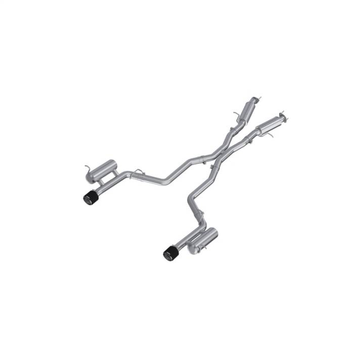MBRP - MBRP 2011+ Dodge Durango 3.6L V6 T304 SS 3.0in Cat-Back Dual Rear Exit Exhaust w/ Carbon Fiber Tips - S51093CF