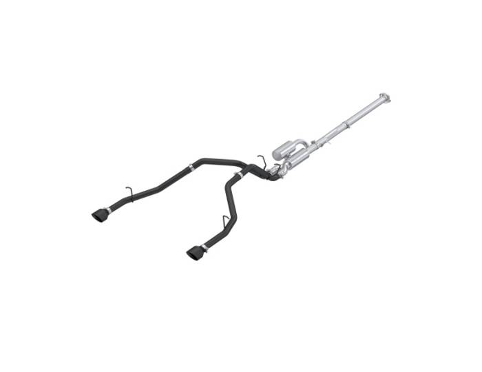 MBRP - MBRP 2025+ RAM 1500 3.0L BLK Series 3.0in Cat-Back Dual Rear Exit Exhaust - S5156BLK