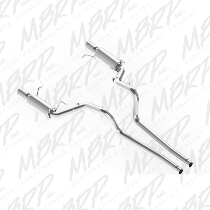 MBRP - MBRP Exhaust 3" Cat Back, Dual Split Rear, Street Version, AL S7258AL
