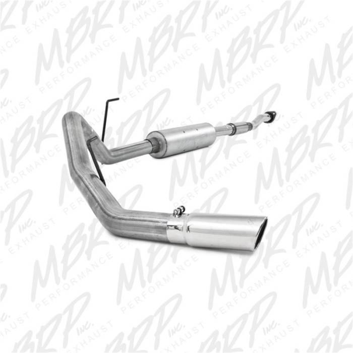 MBRP - MBRP 11-12 Ford F150 3in Cat Back Single Side Exit Alum Exhaust System - S5230AL