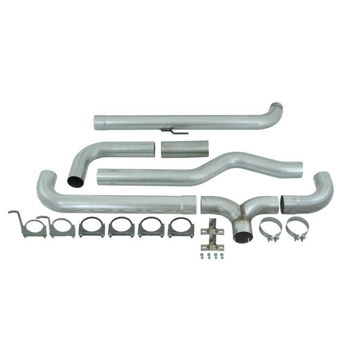 MBRP - MBRP Exhaust 4" Down Pipe Back Dual SMOKERS (incl. front pipe), AL S8000AL