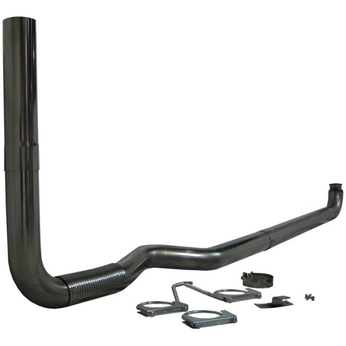 MBRP - MBRP Exhaust 4" Down Pipe Back, Single SMOKERS (incl. front pipe), T409 S8006409