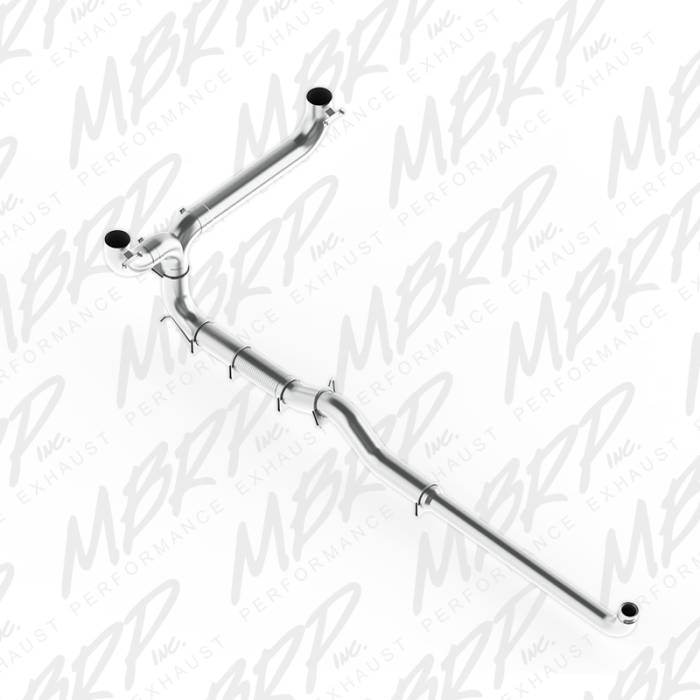 MBRP - MBRP Exhaust 5" Down Pipe Back, Dual SMOKERS (incl. front pipe), AL S8008AL