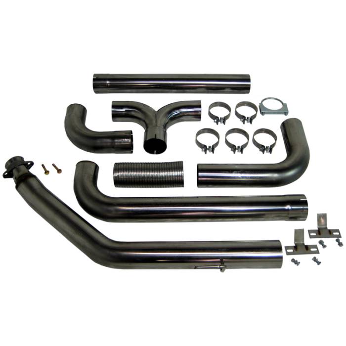 MBRP - MBRP Exhaust 4" Turbo Back Dual SMOKERS, T409 S8100409