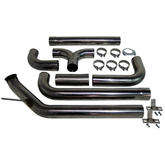 MBRP - MBRP Exhaust 4" Turbo Back Dual SMOKERS, T409 S8101409