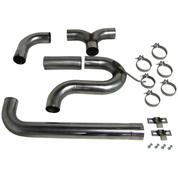 MBRP - MBRP Exhaust 4" Filter Back, Dual SMOKERS, T409 S8104409