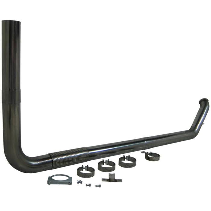 MBRP - MBRP Exhaust 4" Turbo Back, Single SMOKERS, T409 S8114409