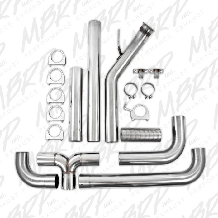 MBRP - MBRP Exhaust 4" Turbo Back, Dual SMOKERS, 409 S8120409
