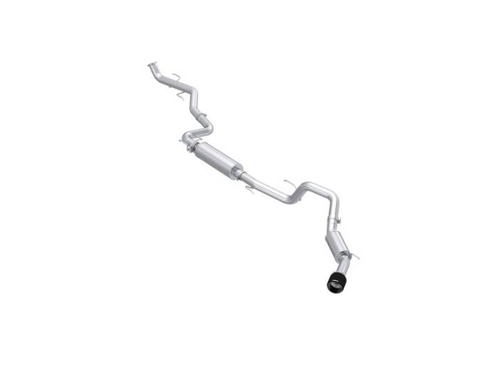 MBRP - MBRP 2024 Toyota Tacoma T304 Stainless Steel 3in Cat-Back Single Side Exit with Carbon Fiber Tip - S53233CF