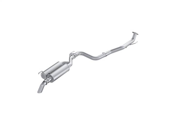 MBRP - MBRP 2024+ Toyota Tacoma 3in Catback Pre-Axle Turndown Exhaust System - T304 - S5325304