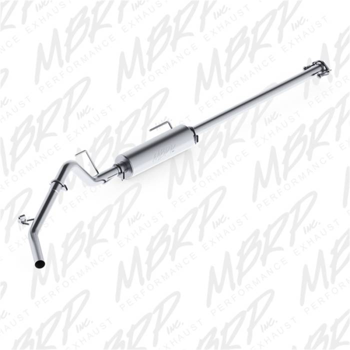 MBRP - MBRP 2005-2013 Toyota  Tacoma 4.0L EC/CC Cat Back Single Exit AL P Series Exhaust - S5326P