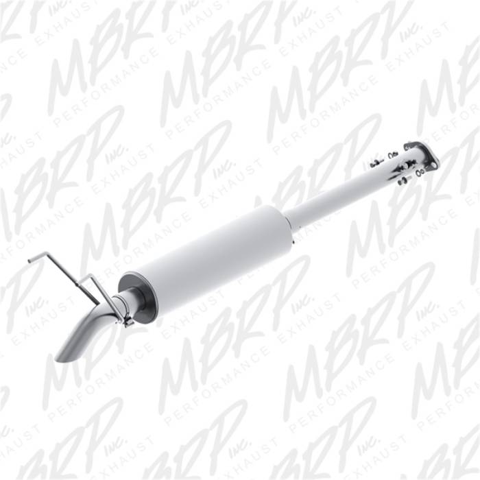 MBRP - MBRP 01-05 Toyota Tacoma 2.4/2.7/3.4L 2.5in Cat Back Turn Down Style T409 Exhaust System - S5332409