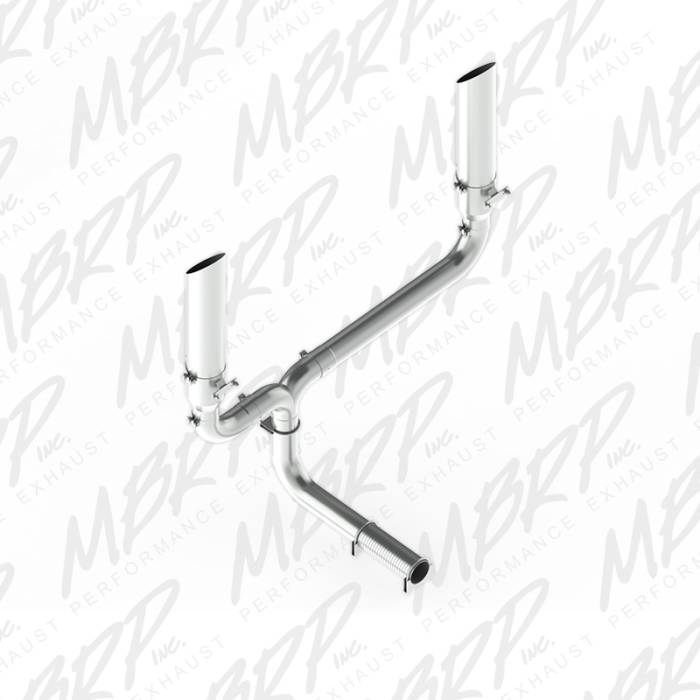 MBRP - MBRP Exhaust 4" Cat Back/DPF Back SMOKERS (incl. B1610 stacks), T409 S9102409