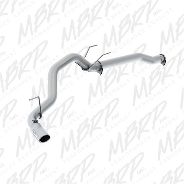 MBRP - MBRP 2014 Dodge Ram 1500 3.0L EcoDiesel 3.5in Filter Back Exhaust Single Side Exit Alum - S6169AL