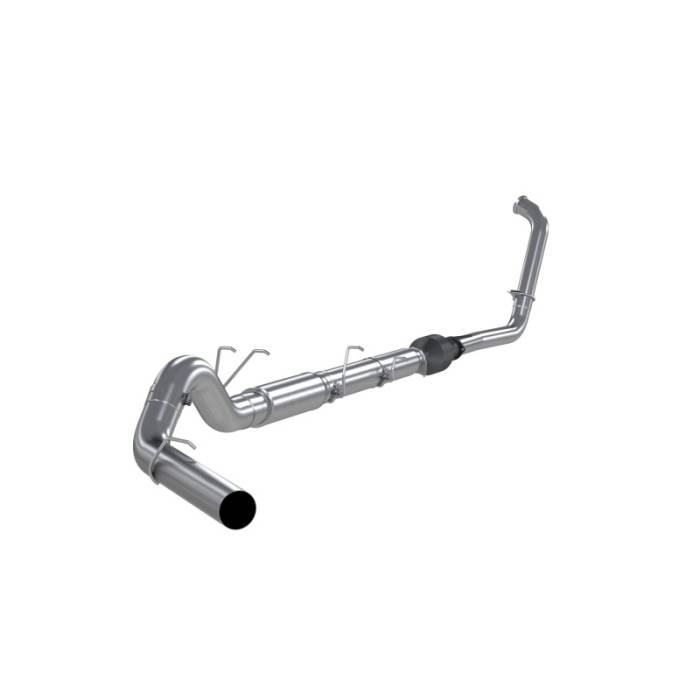 MBRP - MBRP F-250/350 6.0L EC/CC 5in Turbo Back (Stock Cat) Single Side Exit AL - S62340P