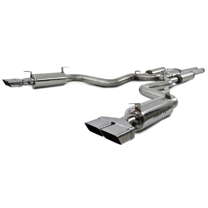 MBRP - MBRP 08-11 Dodge Challenger SRT8 6.1L Hemi T304 Cat Back Dual Split Rear - S7110304